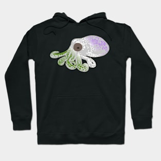 Genderqueer Flag Spotted Octopus Hoodie